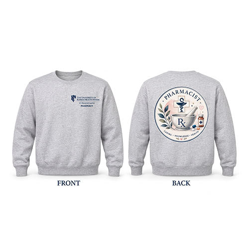 Gildan Crewneck Sweatshirt, Pharmacist Emblem
