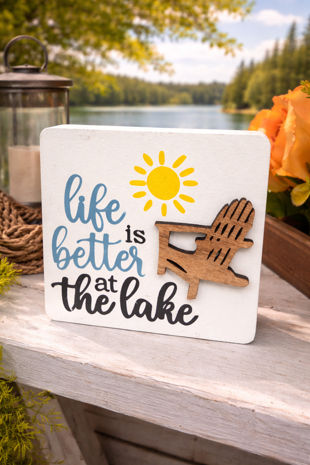 Lake sign