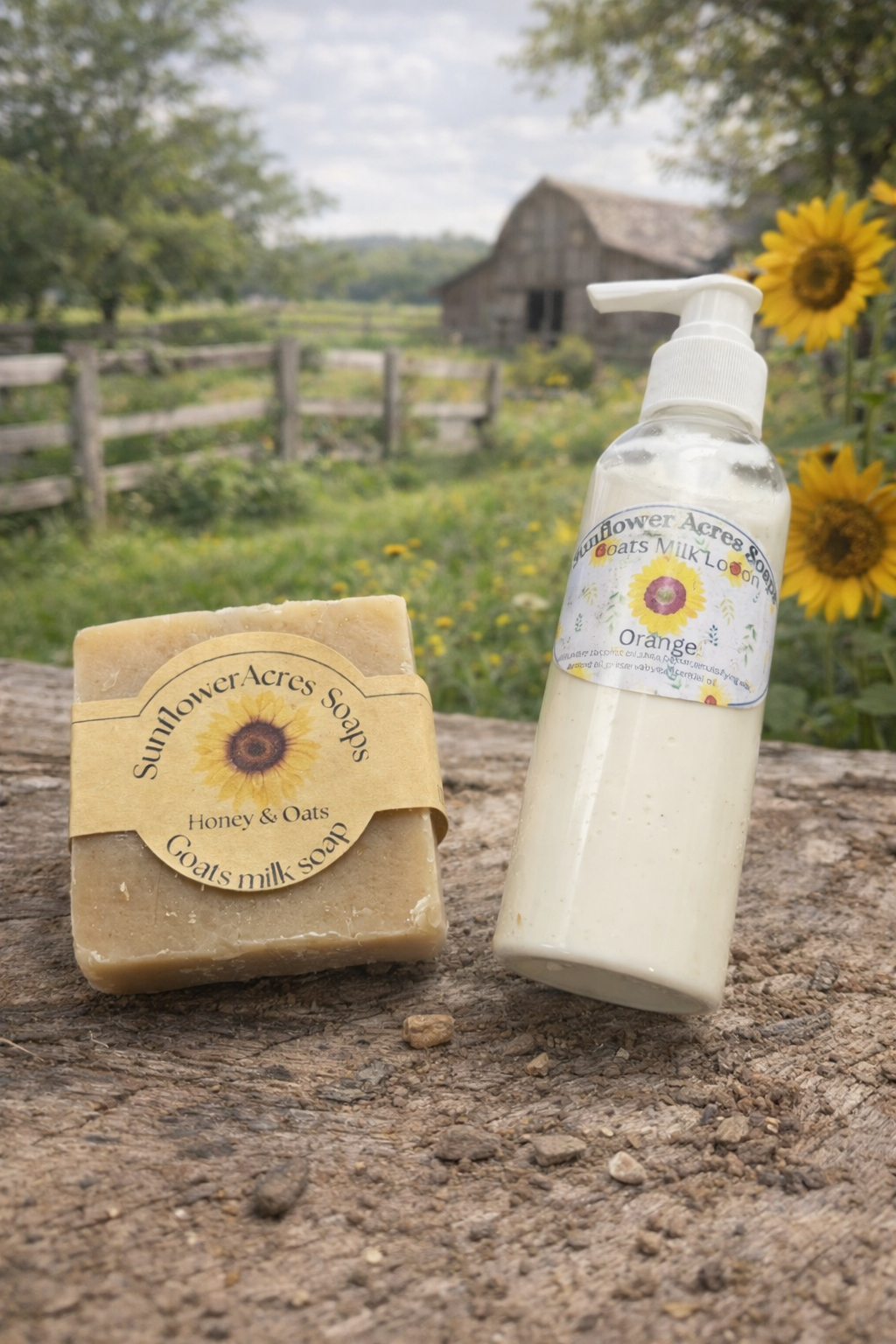 Goats milk soap and lotions
