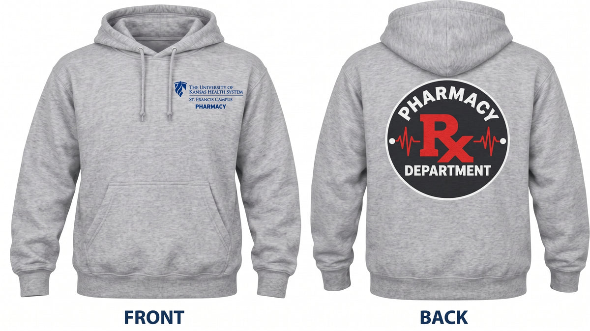 Gildan Pullover Hoodie, RX Pharmacy Department