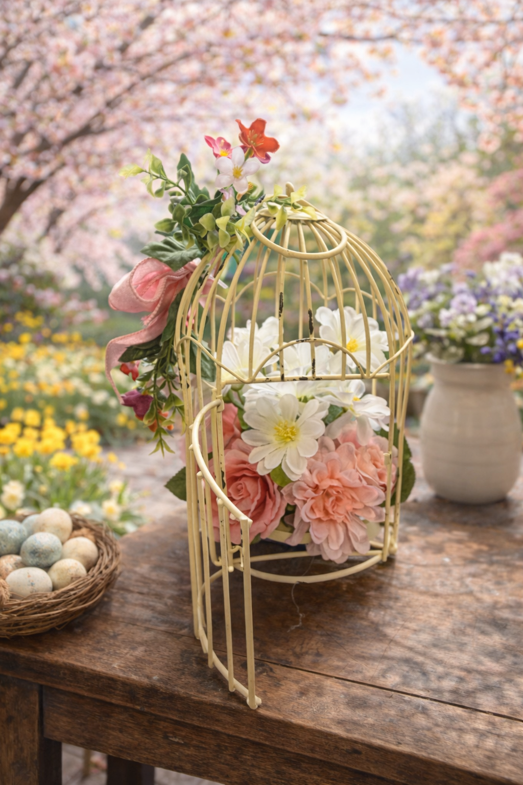 Spring bird house